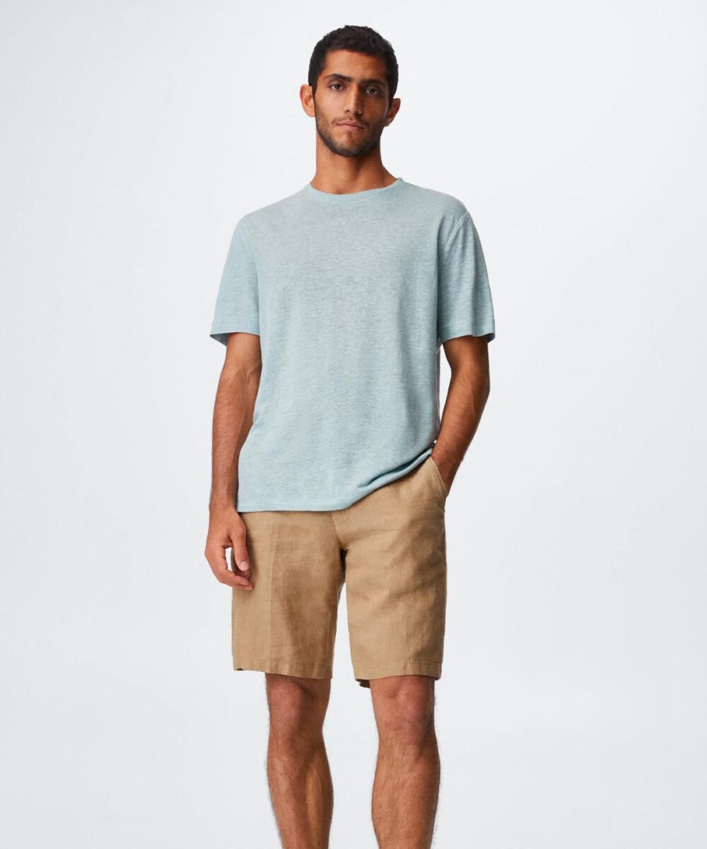 100% linen shorts - Image 2