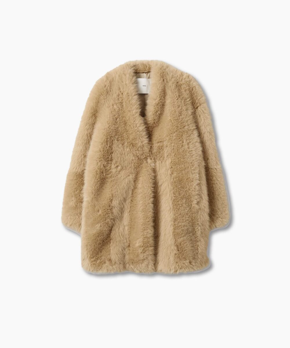 Fur-effect coat