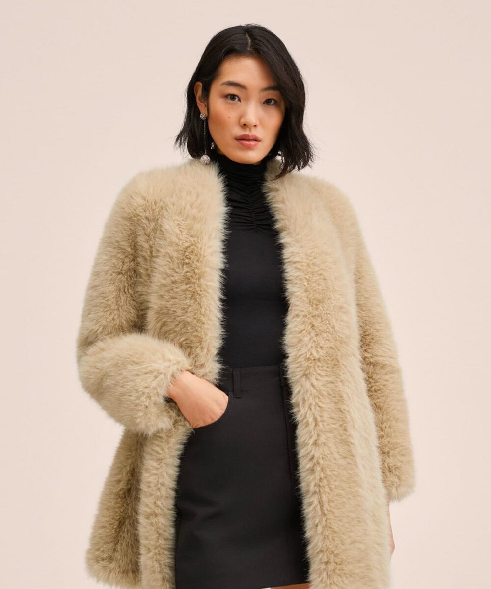 Fur-effect coat - Image 2