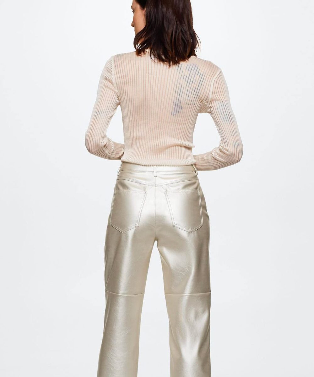 Metallic effect pants - Image 2