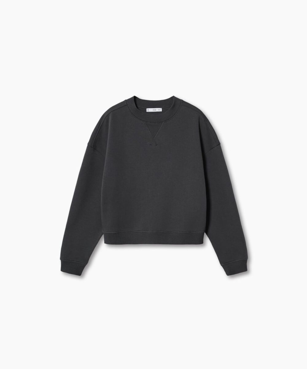 Ribbed endings sweatshirt